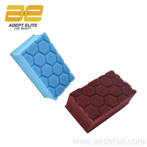 Honeycomb shape surafce car wash sponge